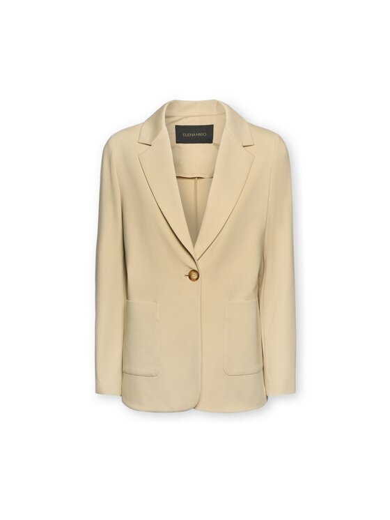 Elena Mirò Elena Mirò Giacca da abito R053P200152N002 Crema Regular Fit