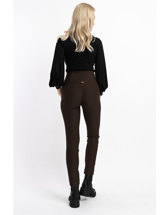CLICK CLICK Παντελόνι υφασμάτινο Spodnie Olek Brown Καφέ Standard Fit
