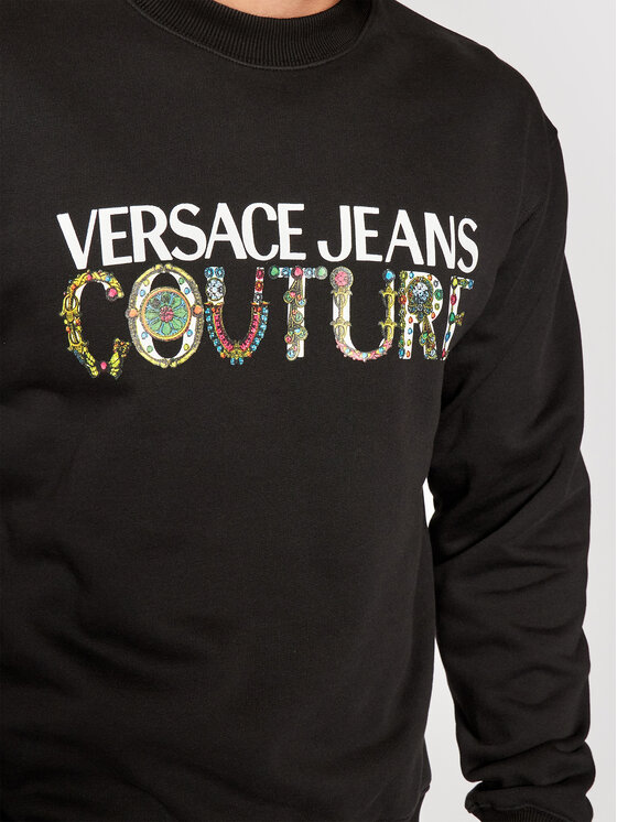 Versace Jeans Couture Versace Jeans Couture Bluza 71GAIF02 Czarny Regular Fit