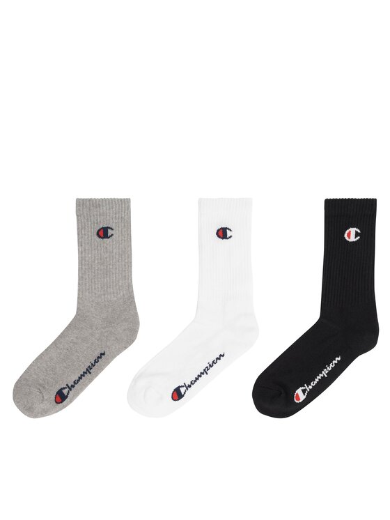 Set di 3 paia di calzini lunghi unisex Champion