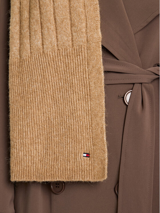 Tommy Hilfiger Tommy Hilfiger Šal Flag Fluffy AW0AW17787 Bež