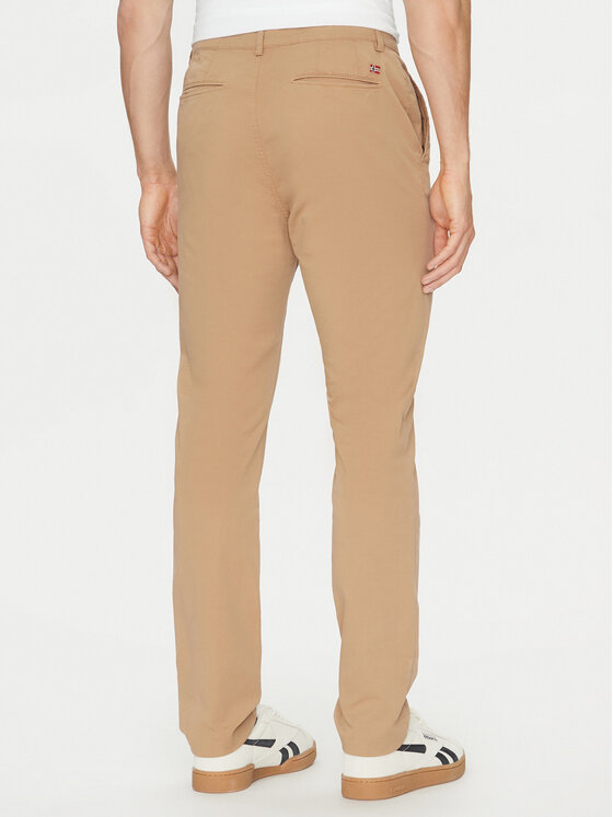 Napapijri Napapijri Chinosy M-Puyo NP0A4H98 Brązowy Slim Fit
