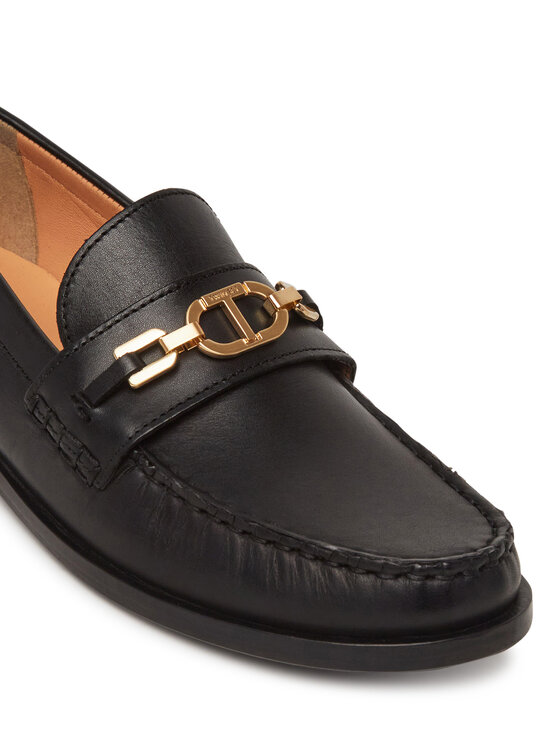 TWINSET TWINSET Mokasíny 251TCP130 Čierna