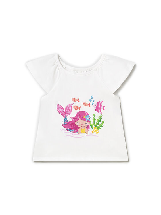 Mayoral Mayoral Set tricou, top și pantaloni scurți 1232 Roz Regular Fit