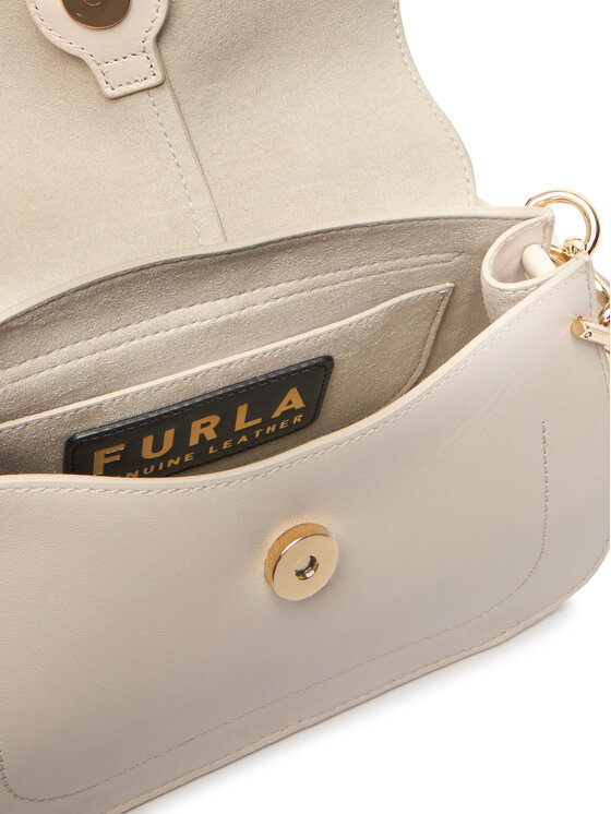 Furla Furla Дамска чанта Flow Mini WB01032 BX2045 BG 4556S Кремав