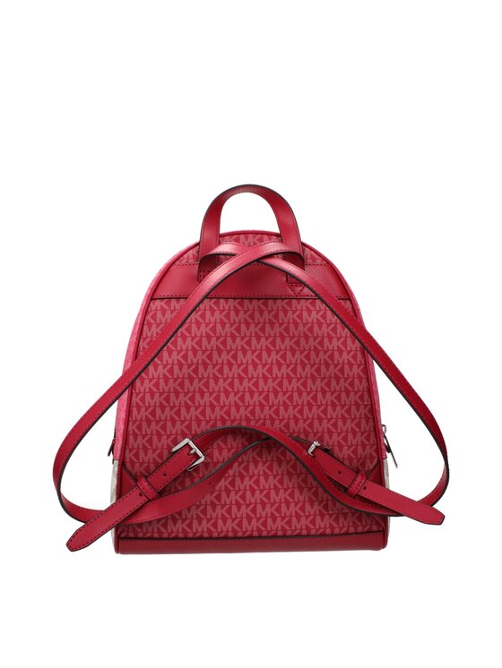 Michael Kors Michael Kors Plecak Beige Fabric Backpack Czerwony