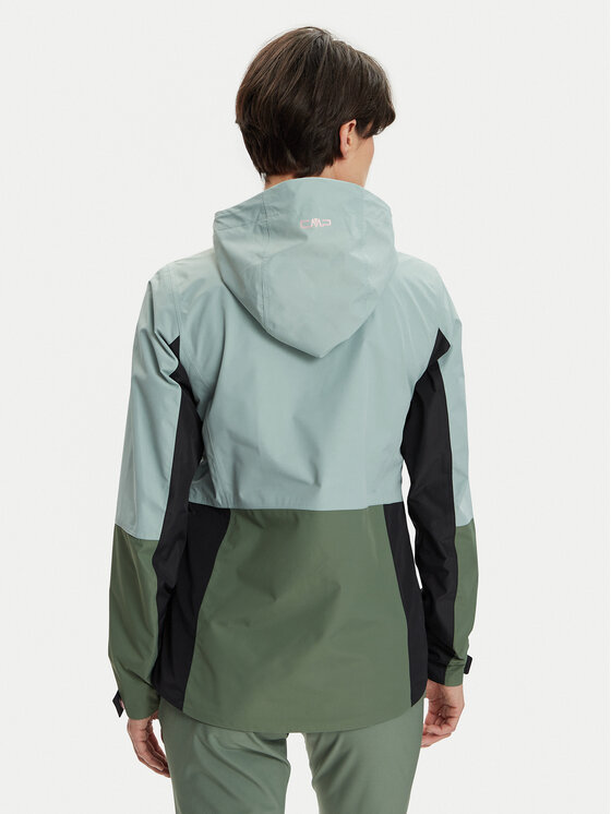 CMP CMP Vodootporna jakna 34Z6526 Zelena Regular Fit