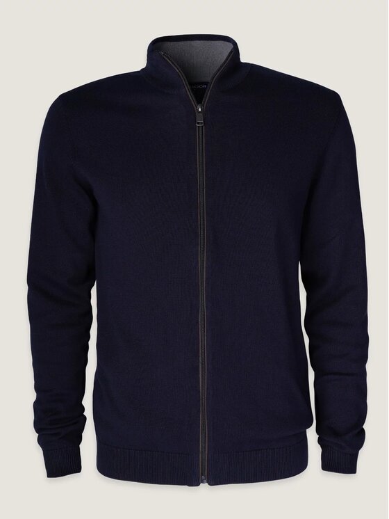 Willsoor Willsoor Sweter 71425 Granatowy Regular Fit
