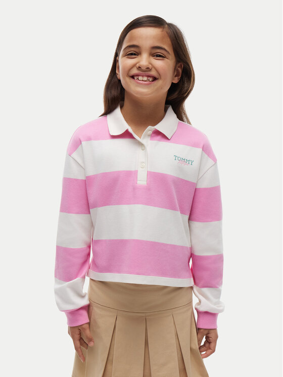 Tommy Hilfiger Tricou polo KG0KG09538 Roz Regular Fit