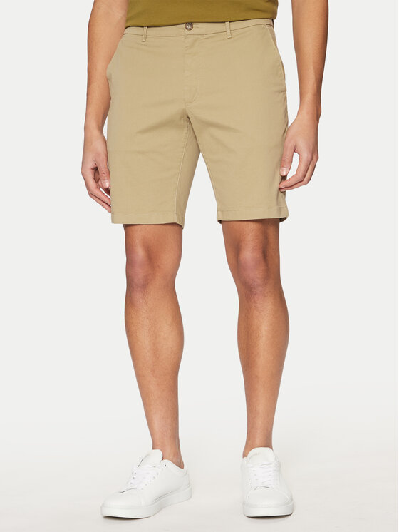 Calvin Klein Calvin Klein Szövet rövidnadrág Modern Twill K10K114063 Bézs Slim Fit