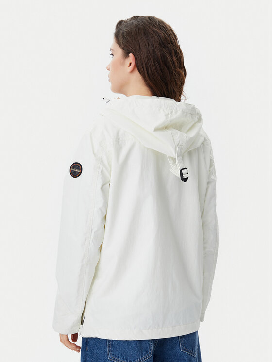 Napapijri Napapijri Anorak Rainforest NP0A4G7F Weiß Regular Fit