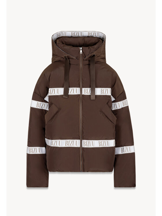 BIZUU BIZUU Vatovaná bunda TOKYO PUFFER WINTER JACKET Hnědá Standard Fit
