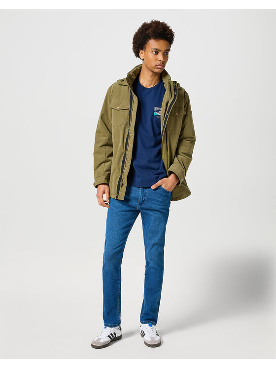 Wrangler Wrangler Jeansy LARSTON Niebieski Slim Fit