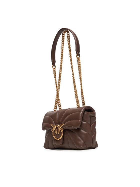 PINKO PINKO Torbica Love Puff Mini Cl AI 24-25 PLTT 100039 A1EX Smeđa