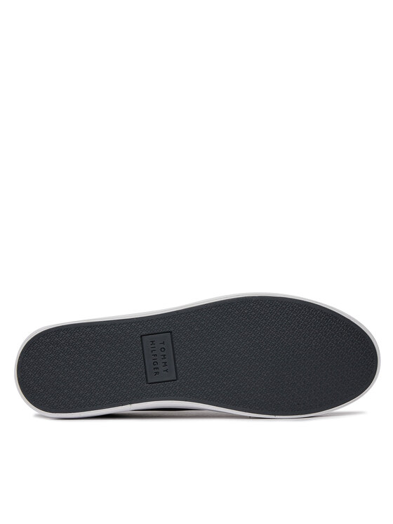 Tommy Hilfiger Tommy Hilfiger Laisvalaikio batai Th Hi Vulc Core Low Leather FM0FM05041 Tamsiai mėlyna