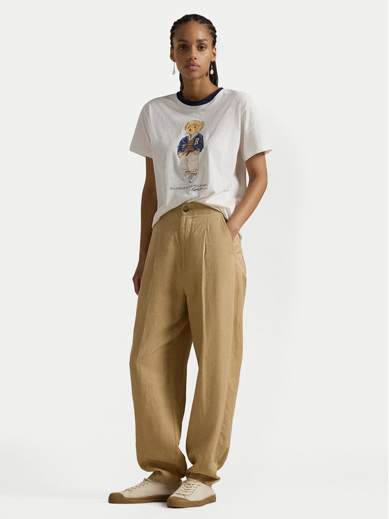 Polo Ralph Lauren Polo Ralph Lauren Marškinėliai 211941205001 Balta Regular Fit