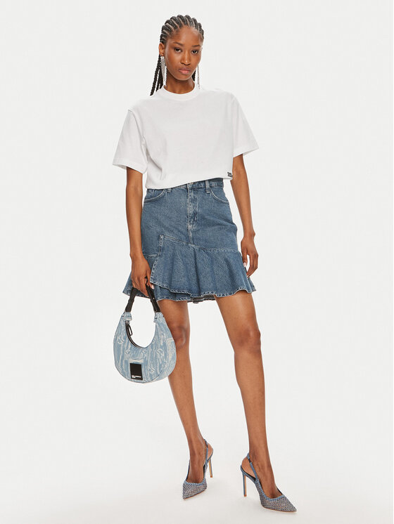 Karl Lagerfeld Jeans Karl Lagerfeld Jeans T-särk 245J1705 Valge Regular Fit