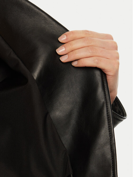 ACCESS FASHION ACCESS FASHION Lederjacke 44-9301 Schwarz Regular Fit