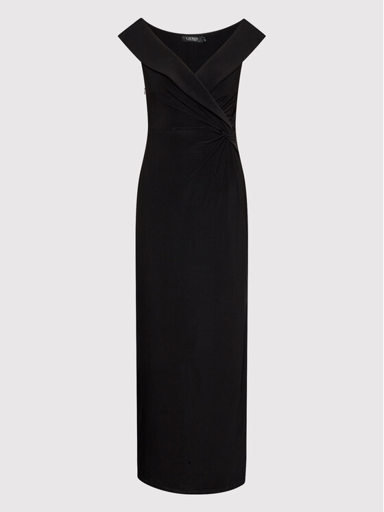 LAUREN RALPH LAUREN Lauren Ralph Lauren Večernja haljina 253863940001 Crna Slim Fit