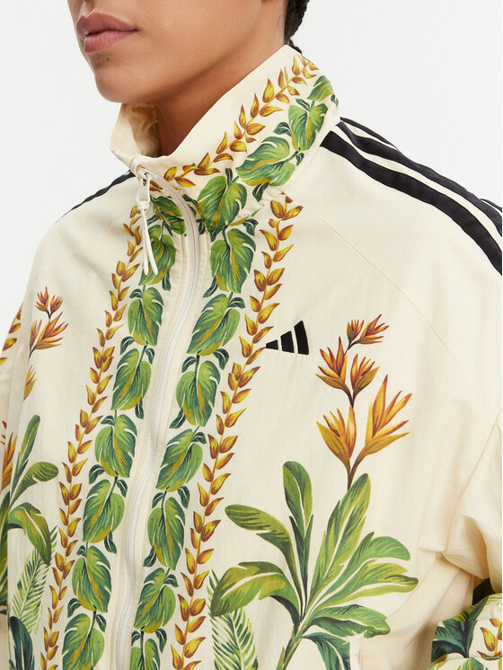 adidas adidas Яке бомбър FARM JD6304 Бежов Loose Fit