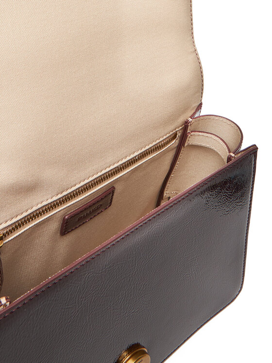 PINKO PINKO Handtasche Love One Top Handle Classic Light PE 25 PLTT 100066 A1UV Y1HQ Dunkelrot
