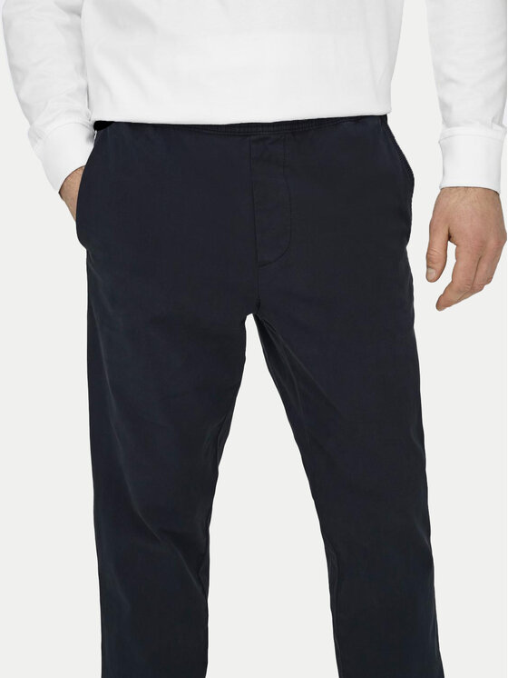 Only & Sons Only & Sons Chino nohavice Linus 22029765 Tmavomodrá Tapered Fit