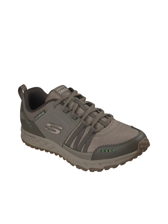 Skechers Skechers Półbuty 51591-DKTP Zielony ciemny