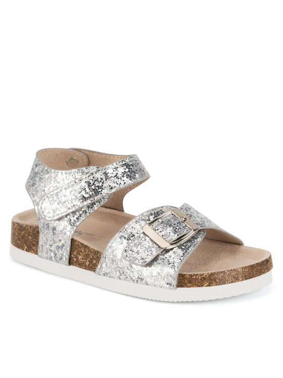 Nelli Blu Nelli Blu Sandale CF-040124-01 Srebrna