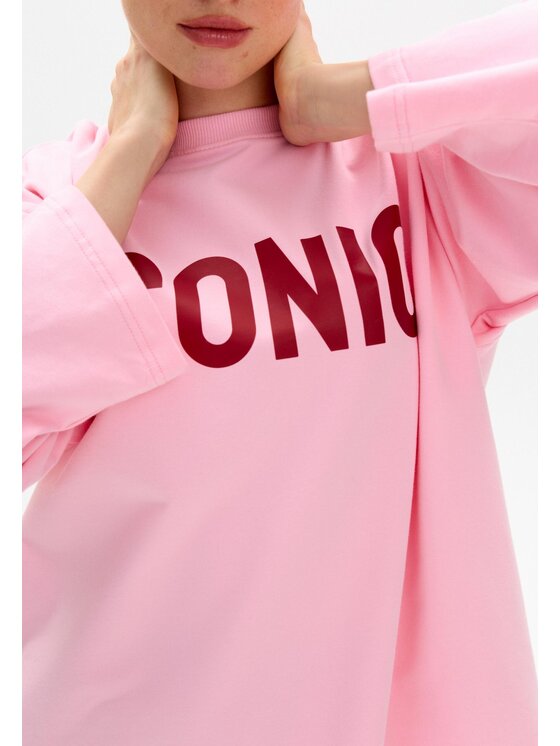 Mirons Mirons Longsleeve Print Różowy Regular Fit