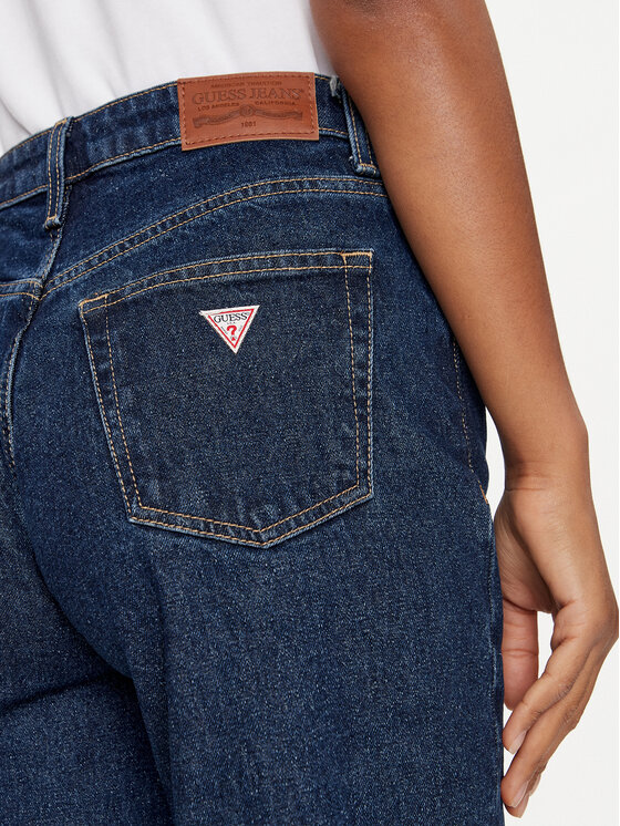 Guess Jeans Guess Jeans Τζιν W4YA0D D5CC2 Σκούρο μπλε Regular Fit