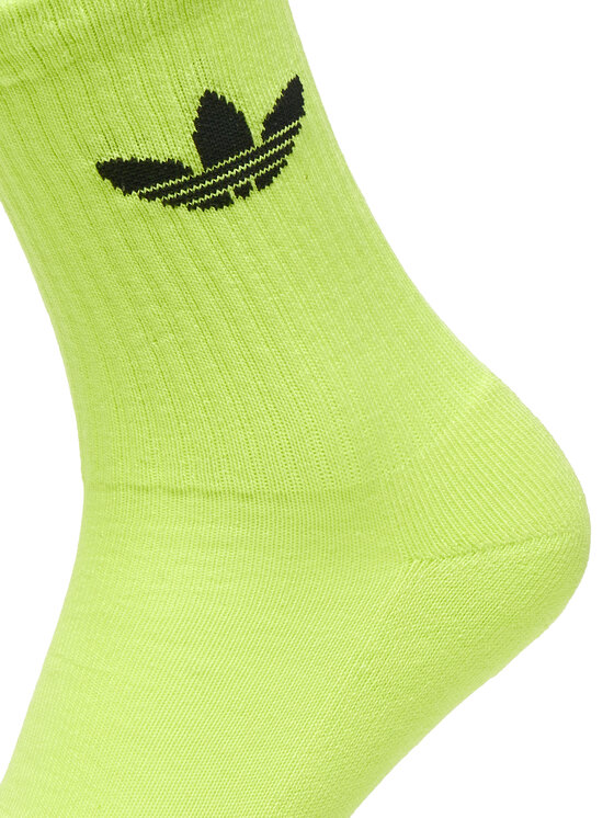 adidas adidas Set od 6 pari unisex visokih čarapa Trefoil Cushion JY2679 Šarena