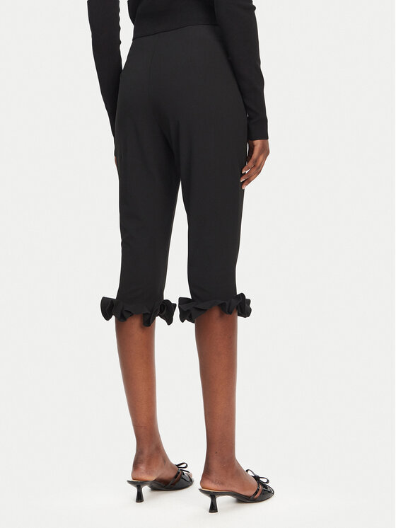 ROTATE ROTATE Capri püksid 113809100 Must Slim Fit