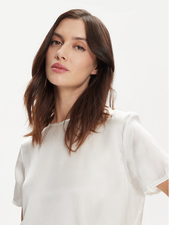 Marella Marella T-Shirt Hobby 2413111161 Λευκό Regular Fit