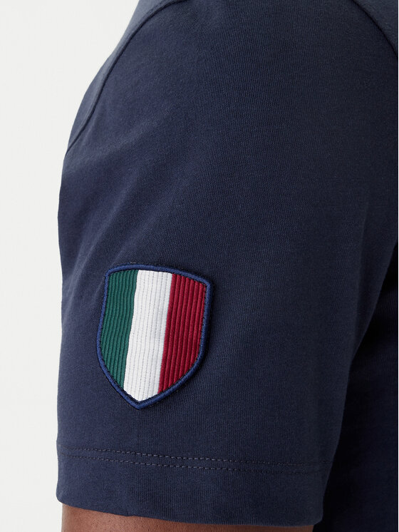 Aeronautica Militare Aeronautica Militare Tričko 261TS2544UJ00592 Tmavomodrá Regular Fit