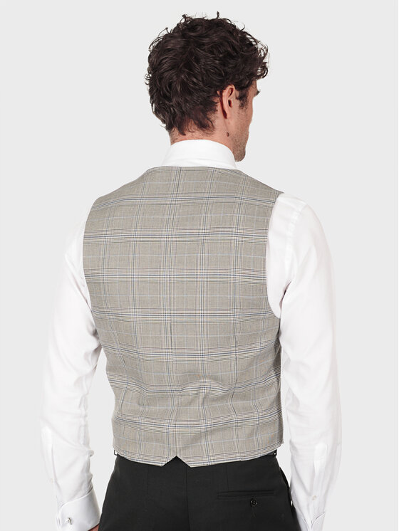 Evenemen Evenemen Kamizelka BOSTON GULIO Szary Slim Fit