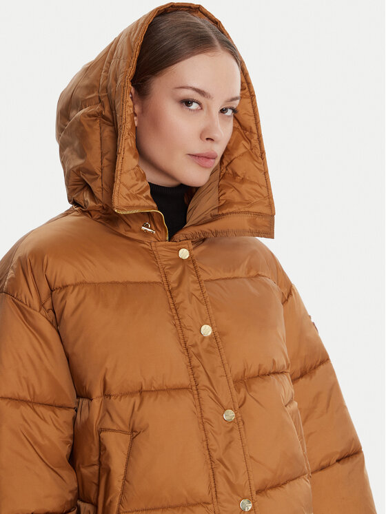 PINKO PINKO Ziemas jaka Imparso Imbottito 105656 A2TF Bēšs Regular Fit