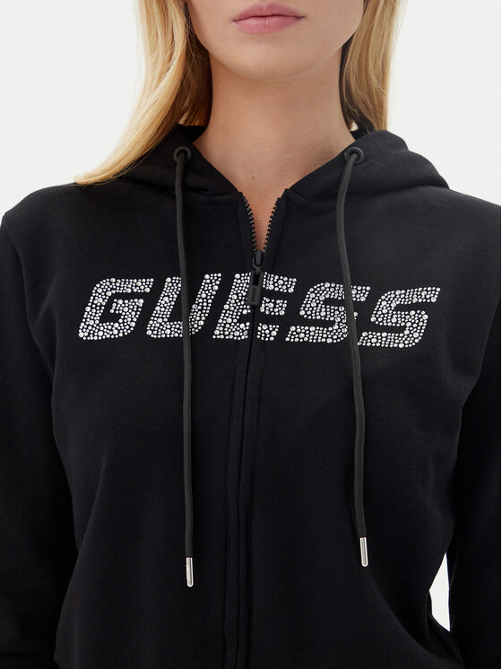 Guess Guess Світшот V5GQ10 KCRP0 Чорний Regular Fit
