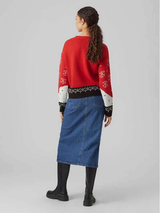 Vero Moda Vero Moda Sweater 10292664 Piros Regular Fit