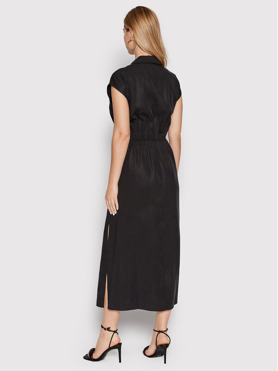 Calvin Klein Calvin Klein Sukienka koszulowa Refibra K20K203826 Czarny Regular Fit
