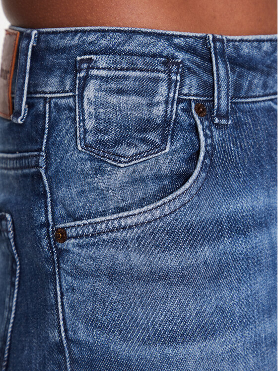 Mustang Mustang Džínsy Charlotte 1013597 Tmavomodrá Mom Fit