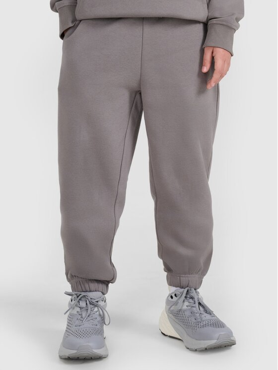 4F 4F Pantaloni da tuta 4FJRAW25TTROM1634-22S Nero Regular Fit