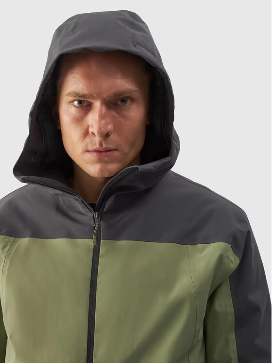 4F 4F Giacca da sci 4FWAW24TTJAM579-43S Verde Regular Fit