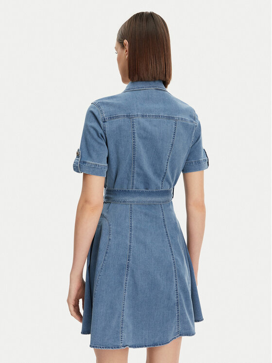 Morgan Morgan Rochie de blugi 241-RIXES Albastru Regular Fit