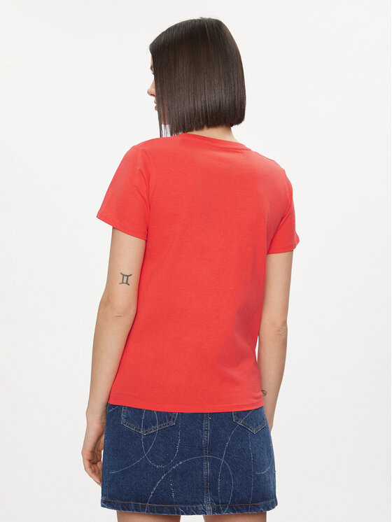 Pepe Jeans Pepe Jeans Тишърт Wendy PL505480 Червен Regular Fit