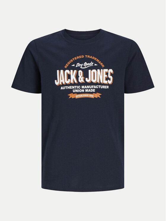 Jack&Jones Junior Jack&Jones Junior T-Shirt Logo 12258876 Σκούρο μπλε Regular Fit