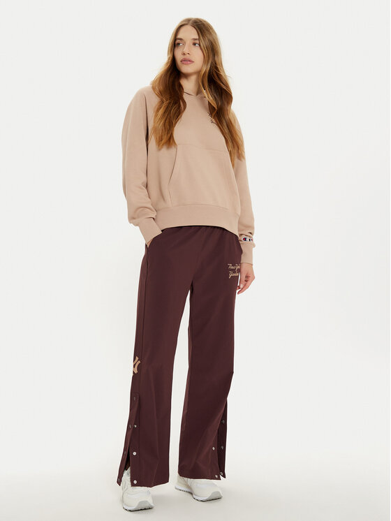 Champion Pantaloni da tuta 117511 Marrone Wide Leg Modivo