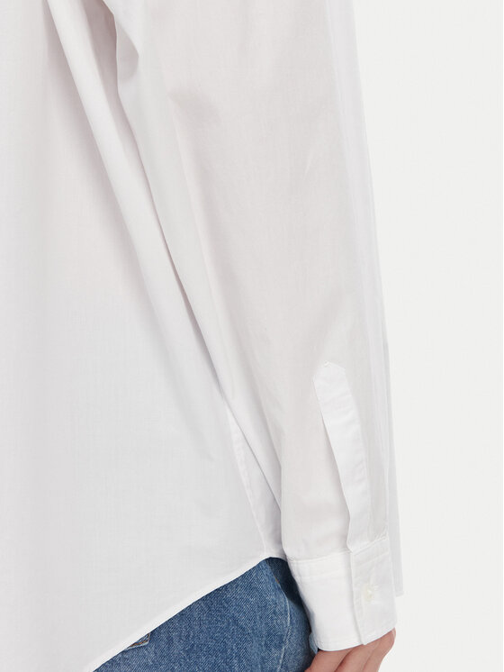 HUGO HUGO Košeľa 50537159 Biela Oversize