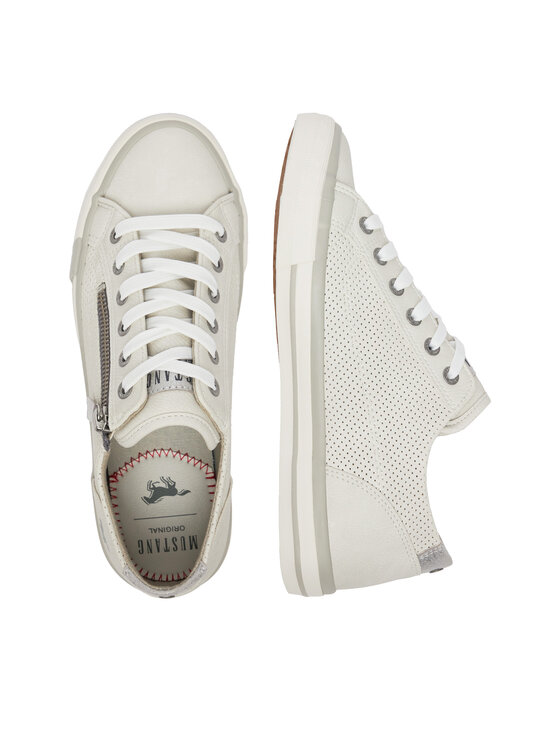 Mustang Mustang Sneakers aus Stoff 1146-316 Weiß