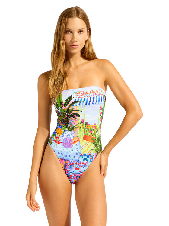 Seafolly Seafolly Bikiny 11117DD286 Modrá