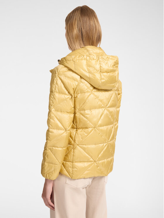 Elena Mirò Elena Mirò Giubbotto piumino F893P000146N008 Giallo A-Line Fit